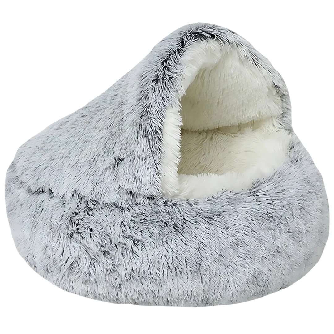 Cat Plush Cave Bed – Cozy Indoor Nest Kalsten
