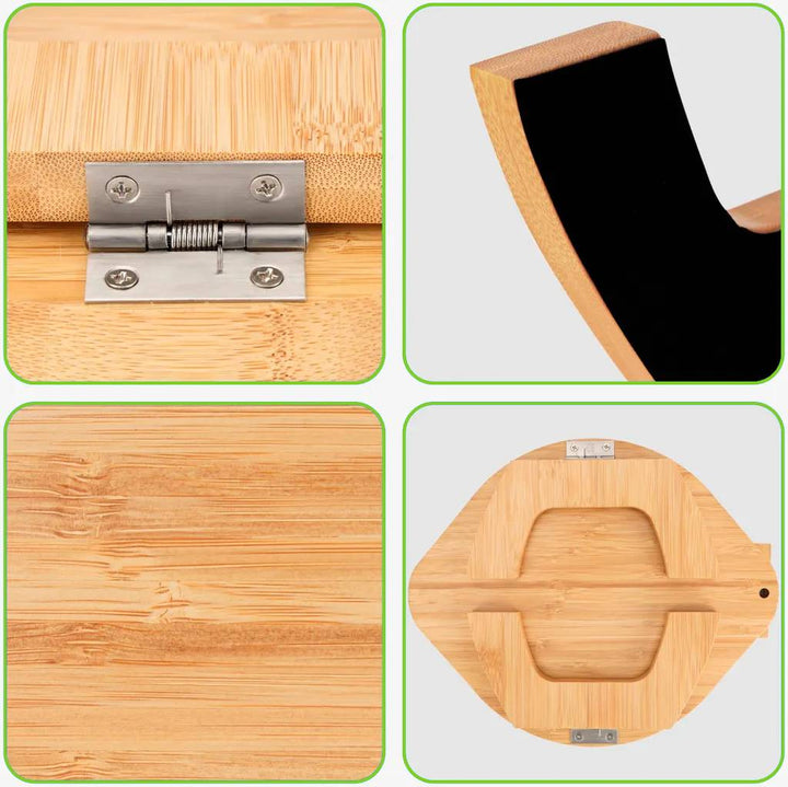 SofaNest Armrest Table Wooden Sofa Side Table With Phone Holder | Kalsten