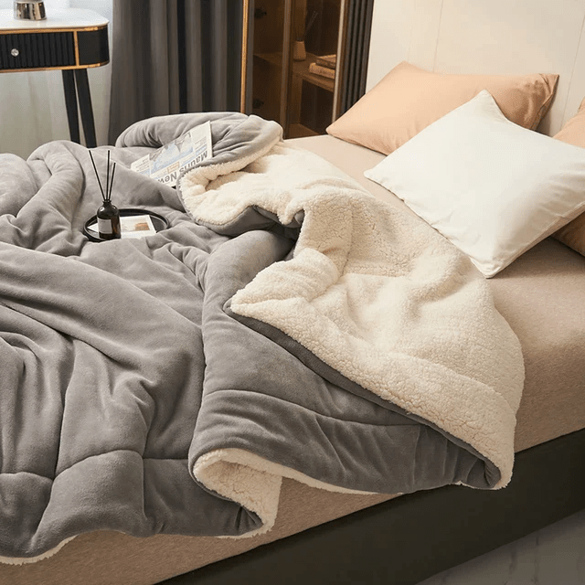 SOFTHUG LUXE Plush Flannel Fleece Blanket