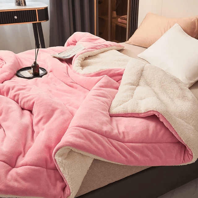 SOFTHUG LUXE Plush Flannel Fleece Blanket