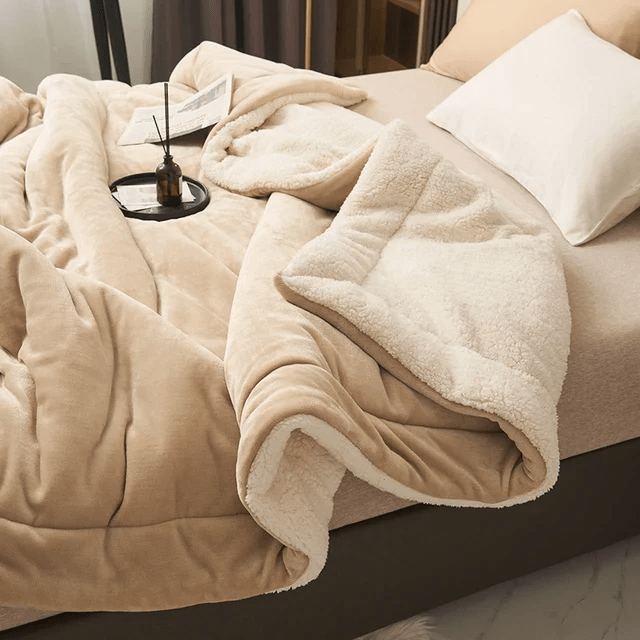 SOFTHUG LUXE Plush Flannel Fleece Blanket