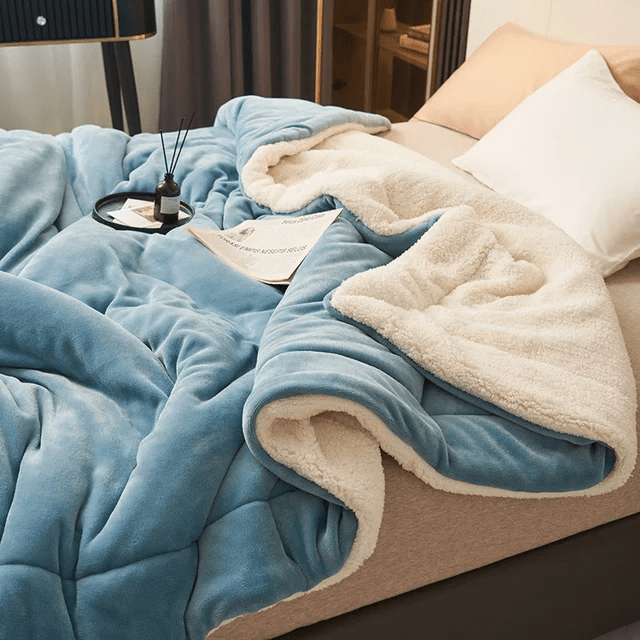 SOFTHUG LUXE Plush Flannel Fleece Blanket