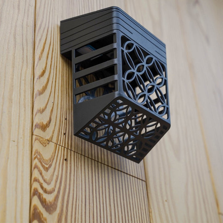 Solar Hollow Outdoor Wall Sconce Lighting Led Fence Wall Lamp Garden Lights | Kalsten