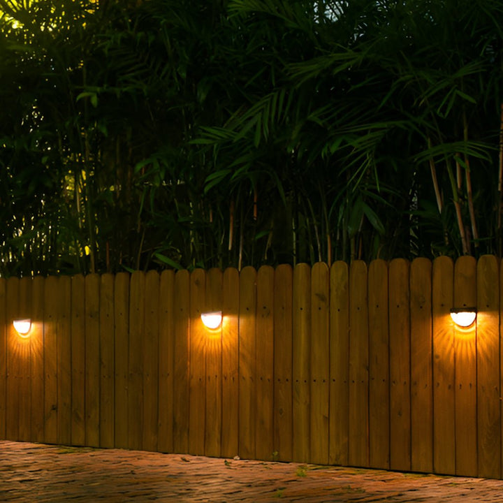 4 Pcs Solar Stair Lights Outdoor Step Lights LED Garden Lights Wall Mounted Lights | Kalsten