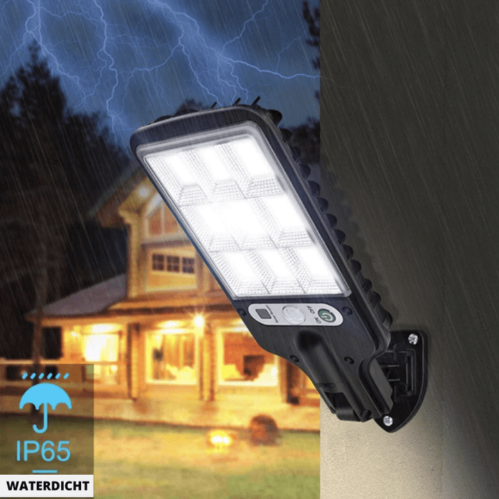Kalsten | SolarBright Motion Sensor Garden Lamp – Wireless IP65 Outdoor LED Light with Remote Control & 6000K Cool White Illumination