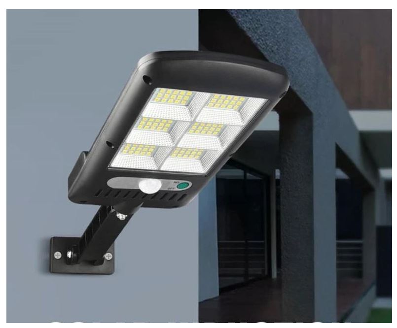 Kalsten | SolarBright Motion Sensor Garden Lamp – Wireless IP65 Outdoor LED Light with Remote Control & 6000K Cool White Illumination