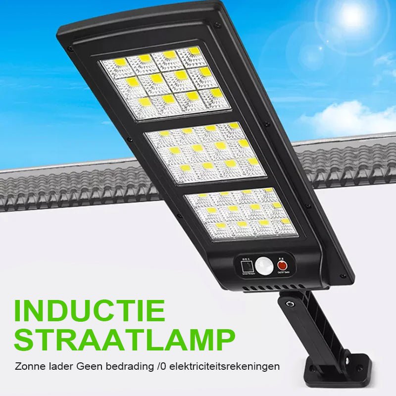 Kalsten | SolarBright Motion Sensor Garden Lamp – Wireless IP65 Outdoor LED Light with Remote Control & 6000K Cool White Illumination