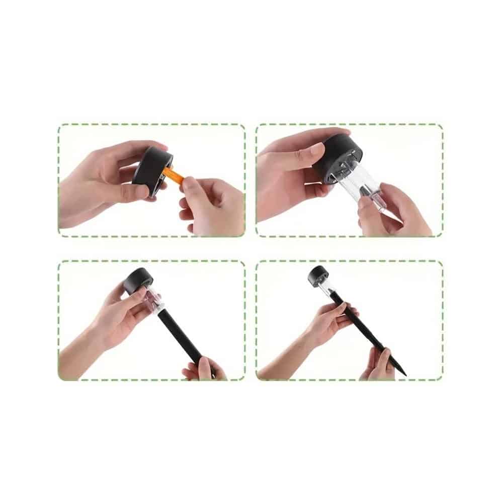 LED solar cell lamps on spikes - Black 10 pcs. | Kalsten