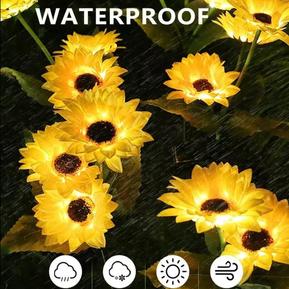 Solar-Sunflower-Garden-Lamp 80 cm | Kalsten