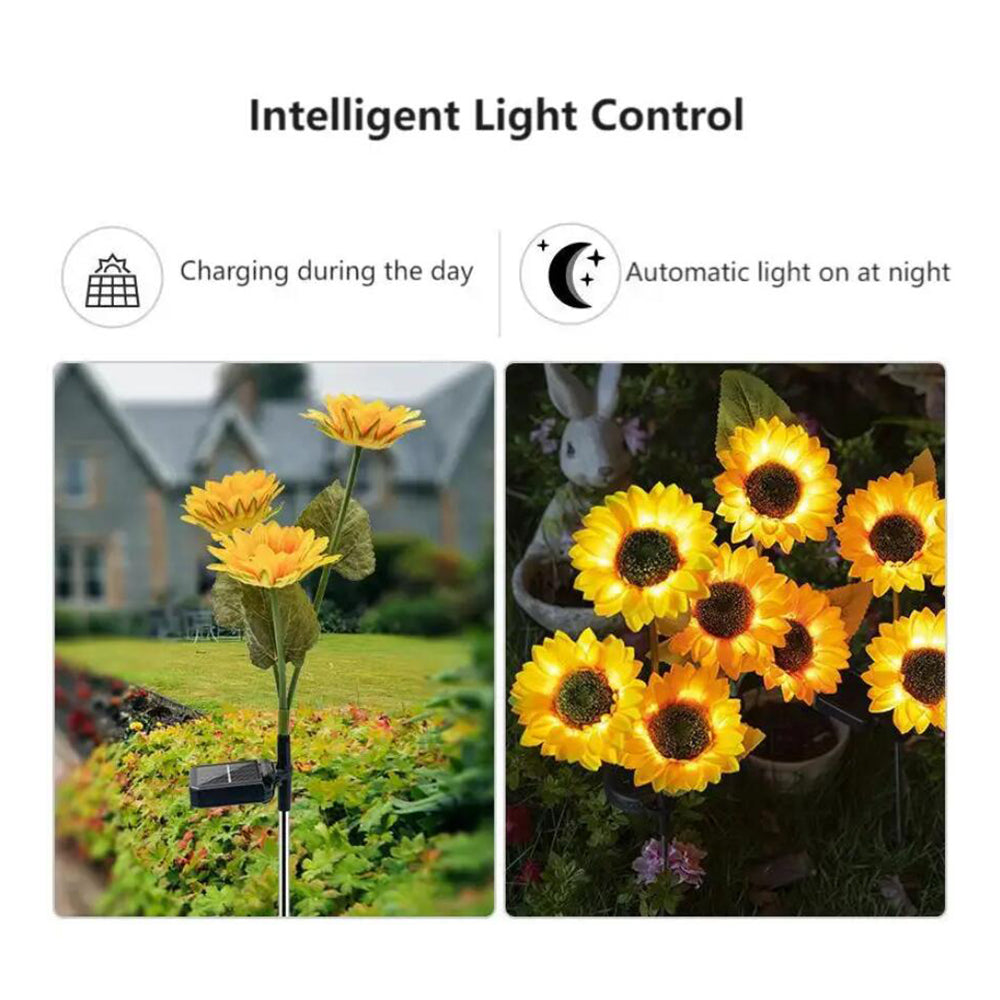 Solar-Sunflower-Garden-Lamp 80 cm | Kalsten