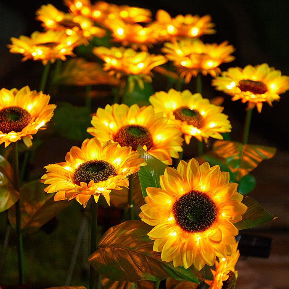 Solar-Sunflower-Garden-Lamp 80 cm | Kalsten