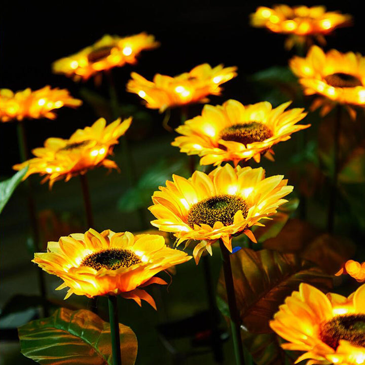 Solar-Sunflower-Garden-Lamp 80 cm | Kalsten