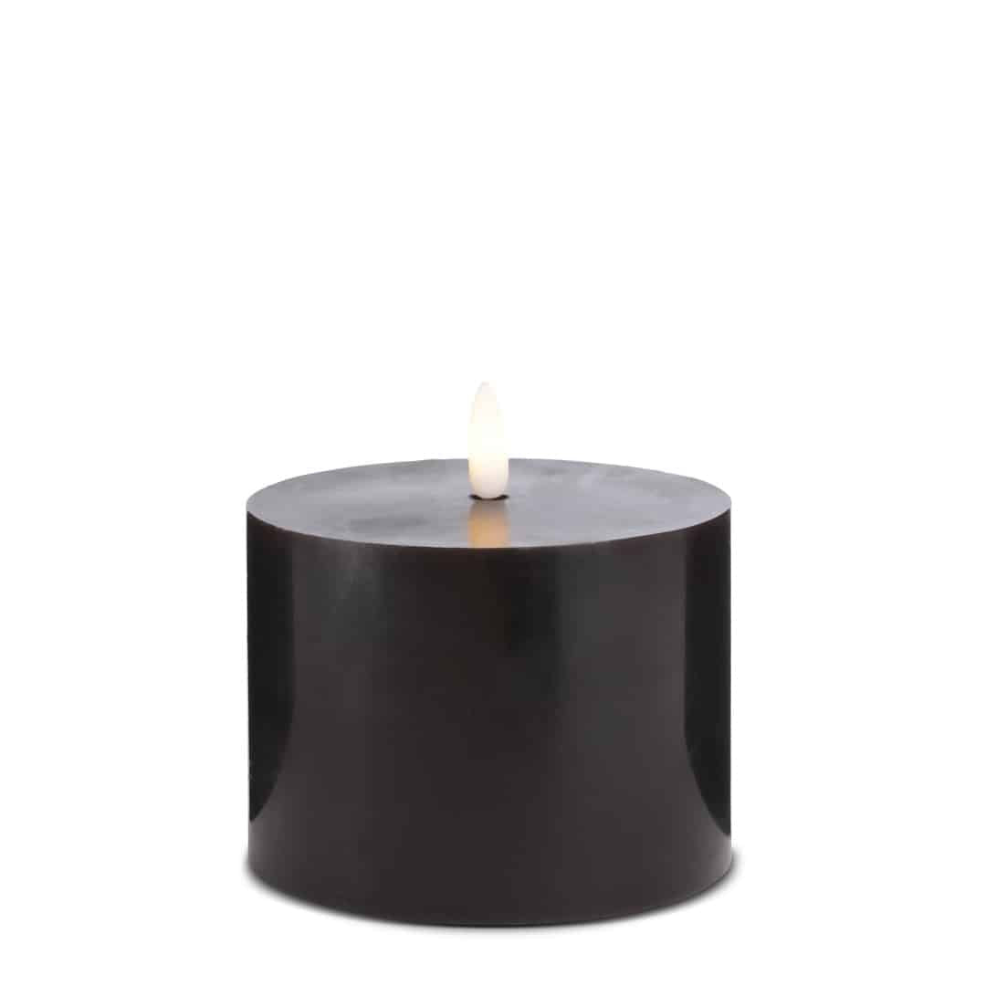 LED Candle (1 piece) with realistic 3D flame 10 x 10 cm | Kalsten