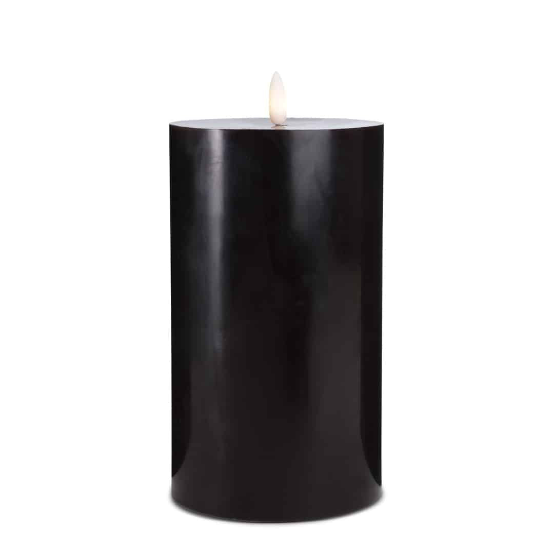 LED Candle (1 piece) with realistic 3D flame 10 x 20 cm | Kalsten