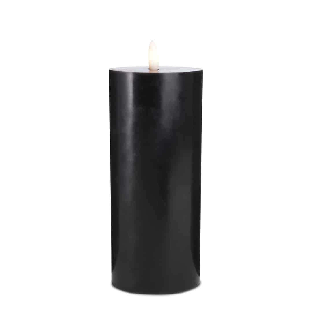 LED Candle (1 piece) with realistic 3D flame 7.5 x 20 cm | Kalsten