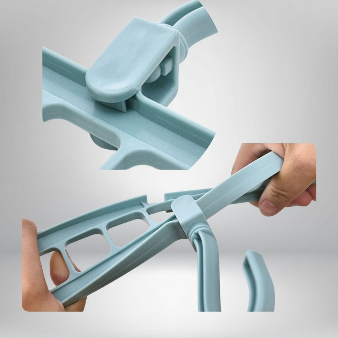 Clothes hanger organizer space-saving rack 2-piece set | Kalsten