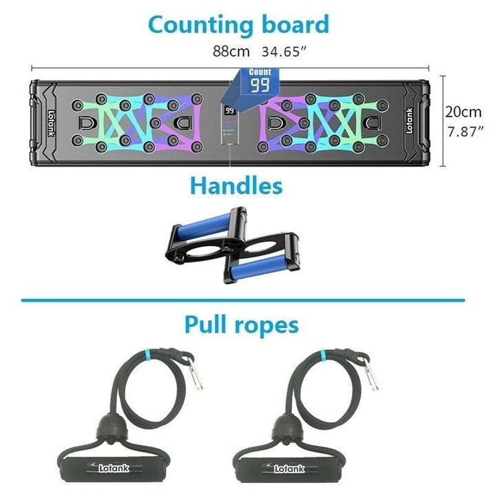 Kalsten | Spartan Push-Up Board - Smart Push-Up Board