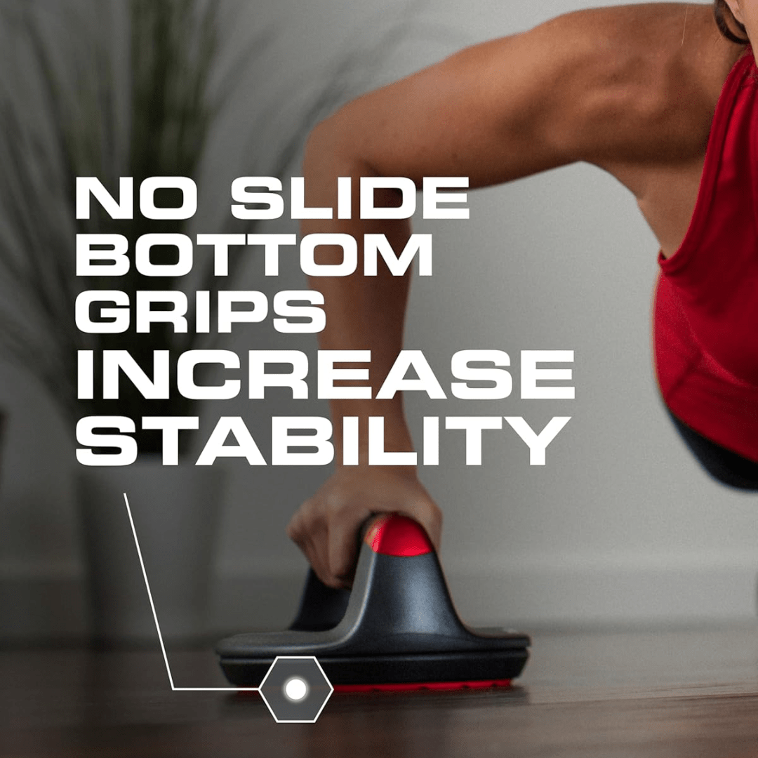 Kalsten | Spinfit Rotating Push-Up Handles – Ergonomic Wrist Protection – 180 kg Capacity – Dynamic Strength Training for Chest, Shoulders & Core
