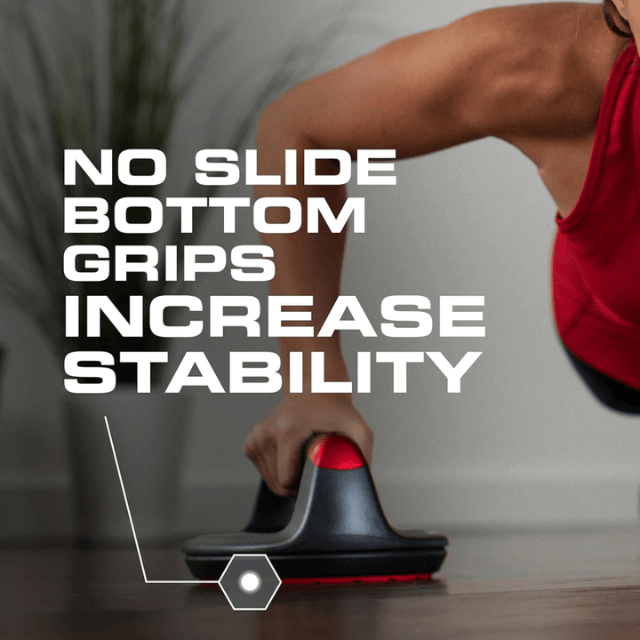 Kalsten | Spinfit Rotating Push-Up Handles – Ergonomic Wrist Protection – 180 kg Capacity – Dynamic Strength Training for Chest, Shoulders & Core
