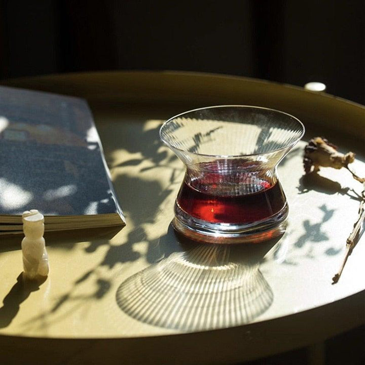 Kalsten | Rotating Mirror Glass - Rotating Whiskey Drinking Glass