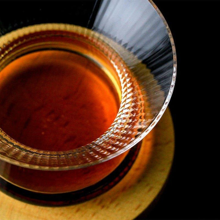 Kalsten | Rotating Mirror Glass - Rotating Whiskey Drinking Glass