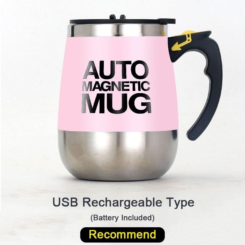 Self-Stirring Magnetic Mug