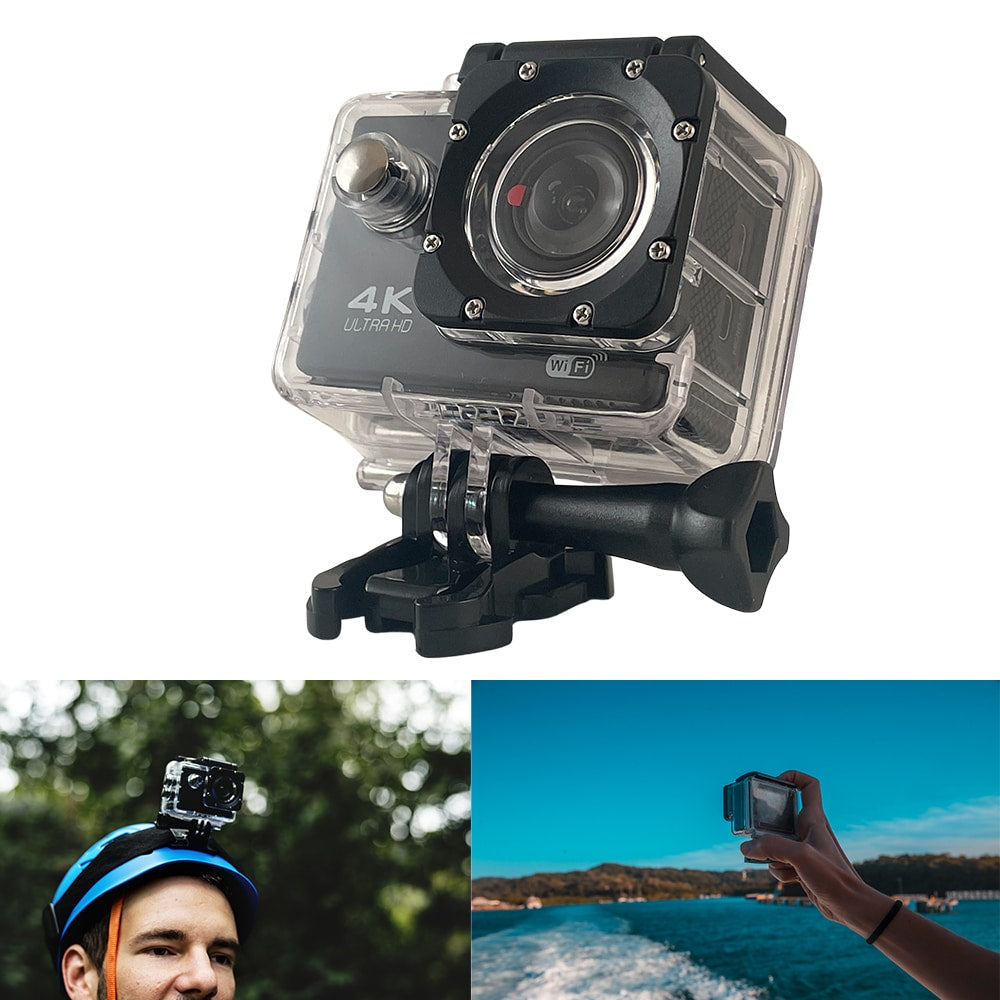 Action camera with waterproof case - 4K - 16.0 Mega Pixel | Kalsten