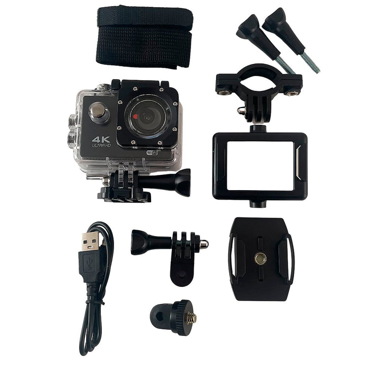 Action camera with waterproof case - 4K - 16.0 Mega Pixel | Kalsten