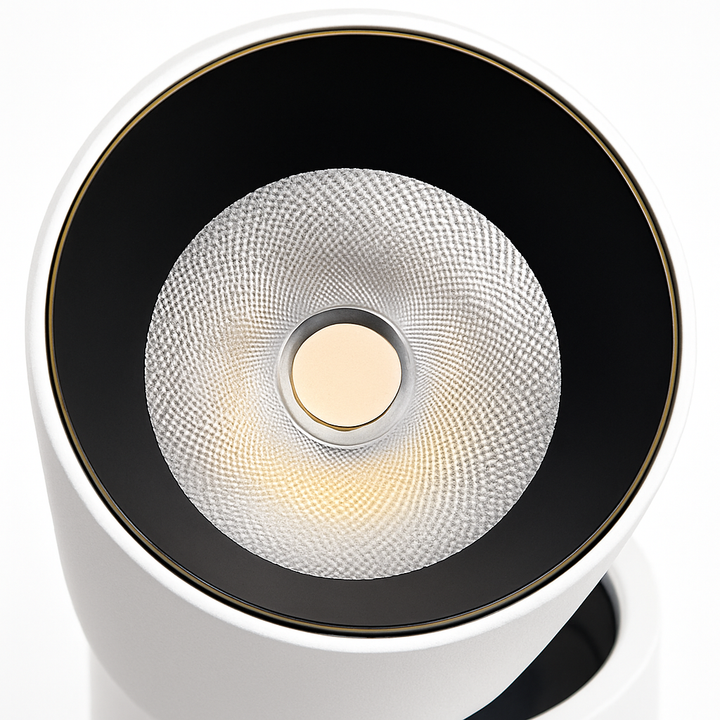 Spotlight Metal 4.6 in Adjustable 12W LED White Black Ceiling Wall Kitchen Bedroom Lighting Fixture | Kalsten