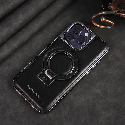 🎁Luxurious Leather Case with Invisible Stand for iPhone🎁