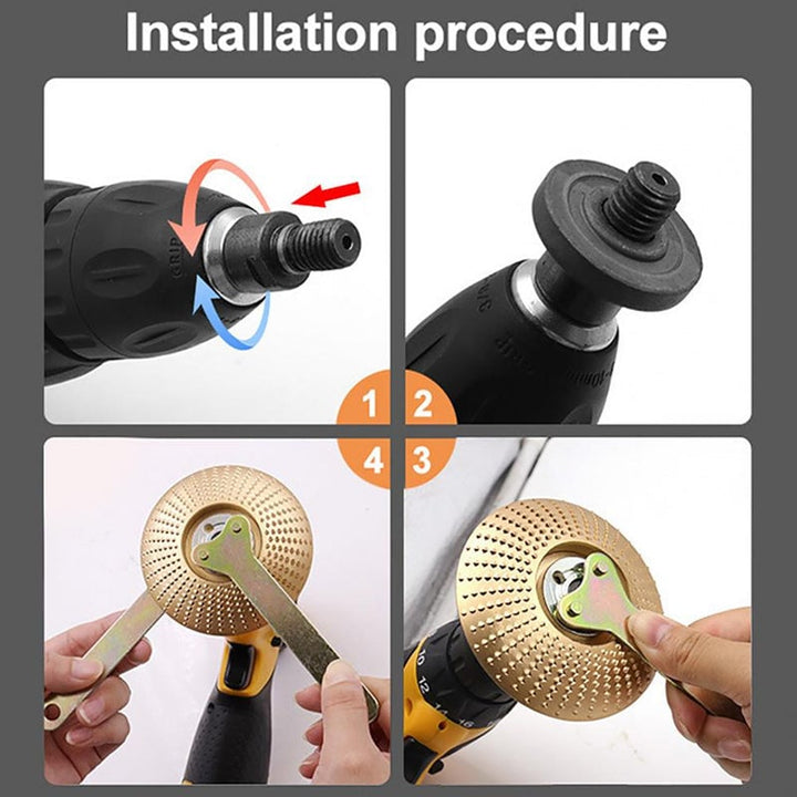 Angle grinder adapter for drill 6/10 mm | Kalsten