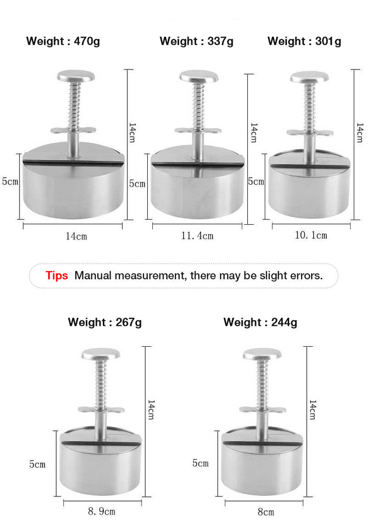 Kalsten | Manual Meat Press for Hamburger Patties