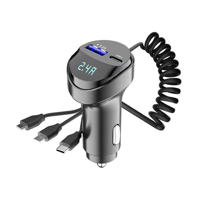 BowLift | Fast charging car adapter with 3-in-1 charging cable