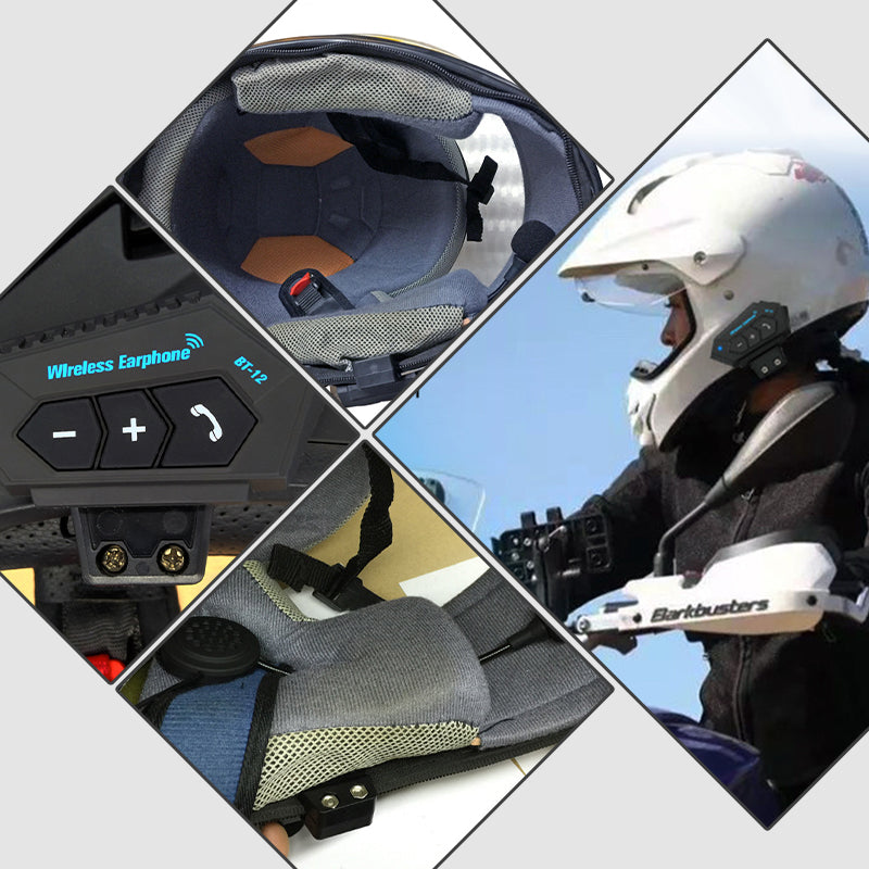 Brehn | BT12 Motorcycle Helmet Bluetooth Headset