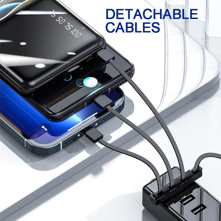 Kalsten | Fast Charge 20000mAh Mini Powerbank with Integrated Cables