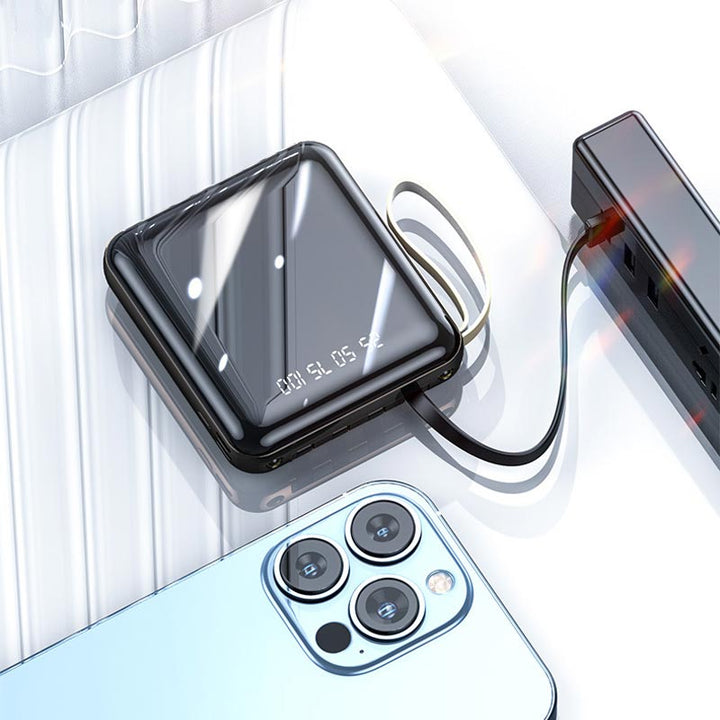 Kalsten | Fast Charge 20000mAh Mini Powerbank with Integrated Cables