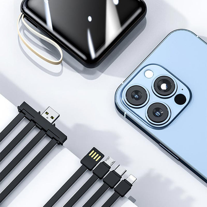 Kalsten | Fast Charge 20000mAh Mini Powerbank with Integrated Cables