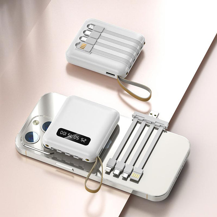 Kalsten | Fast Charge 20000mAh Mini Powerbank with Integrated Cables