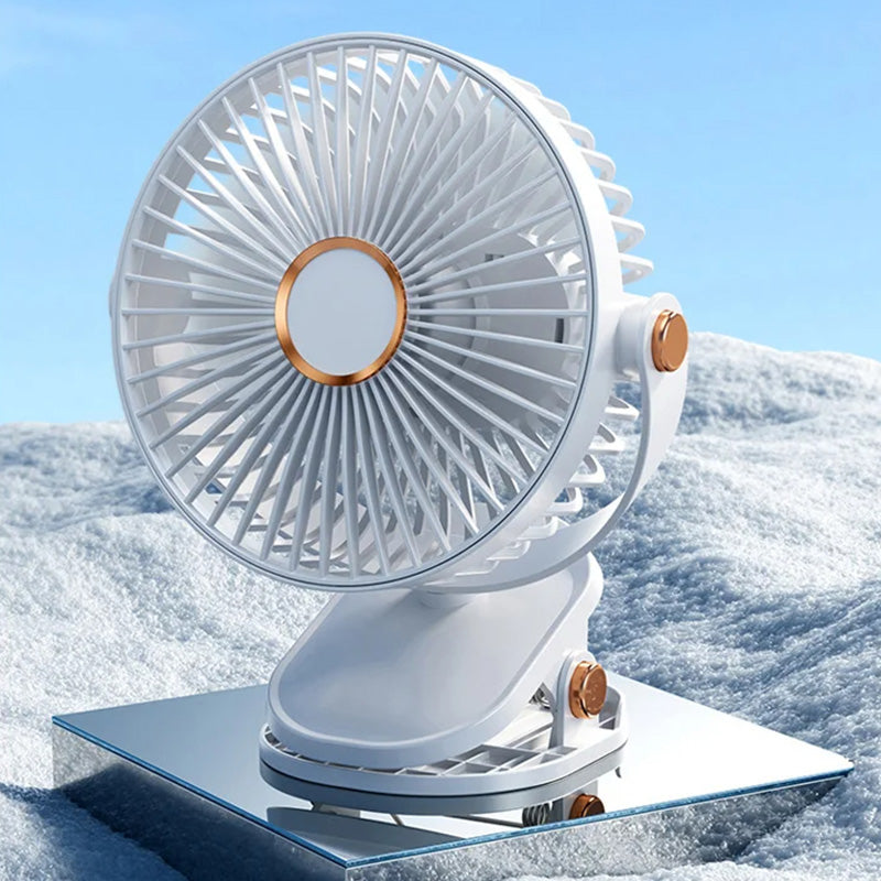 Rechargeable Clip-On Hanging Desk Air Conditioning Fan | Kalsten