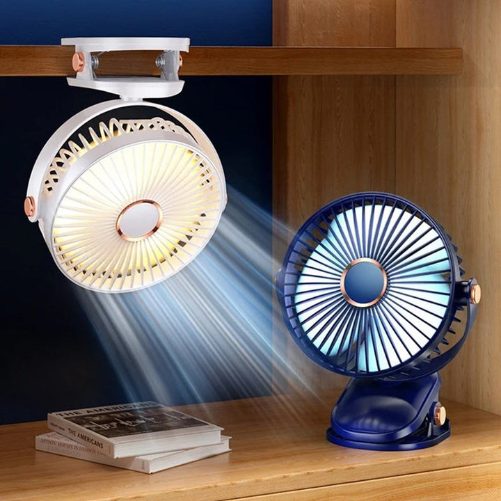 Rechargeable Clip-On Hanging Desk Air Conditioning Fan | Kalsten