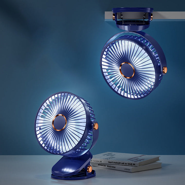 Rechargeable Clip-On Hanging Desk Air Conditioning Fan | Kalsten