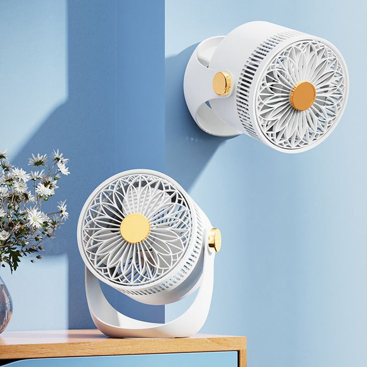 Hurricane Cannon High-Speed Circulating Wall-Mounted Desk Fan | Kalsten