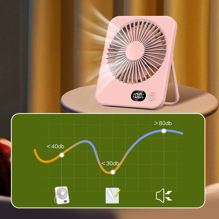 Rechargeable Compact Desktop Fan | Kalsten