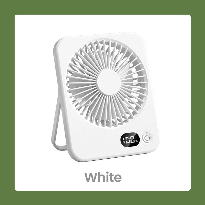 Rechargeable Compact Desktop Fan | Kalsten