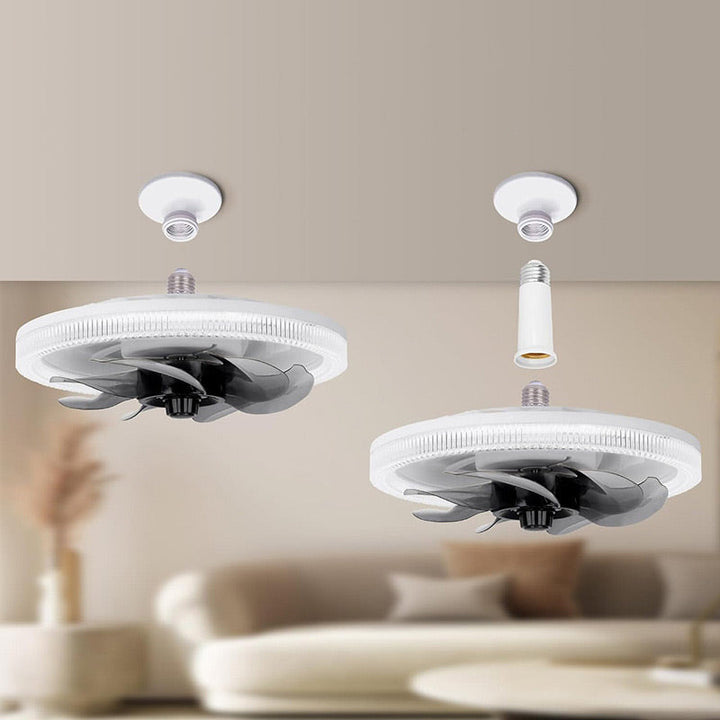 2-in-1 Mute Adjustable Fan Light with Remote Control | Kalsten