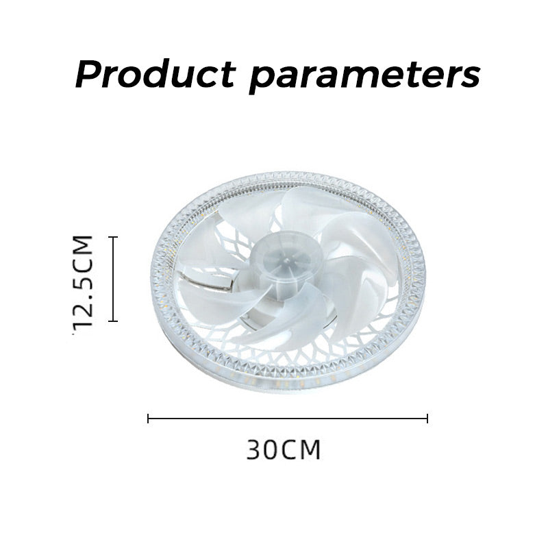 2-in-1 Mute Adjustable Fan Light with Remote Control | Kalsten