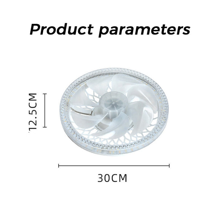2-in-1 Mute Adjustable Fan Light with Remote Control | Kalsten