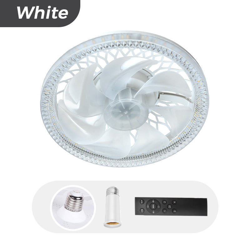 2-in-1 Mute Adjustable Fan Light with Remote Control | Kalsten