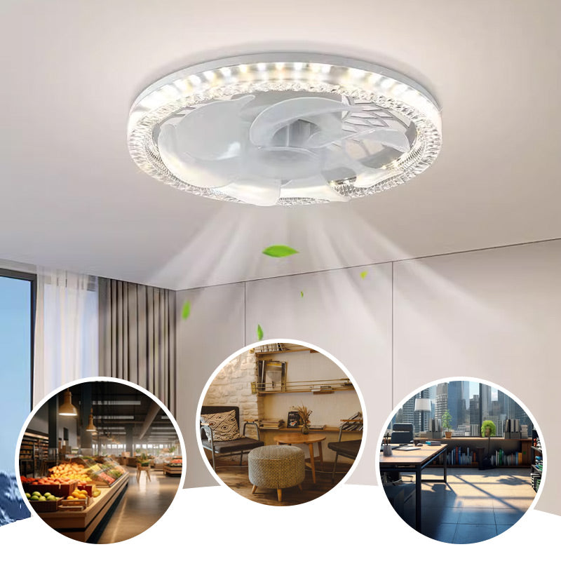 2-in-1 Mute Adjustable Fan Light with Remote Control | Kalsten