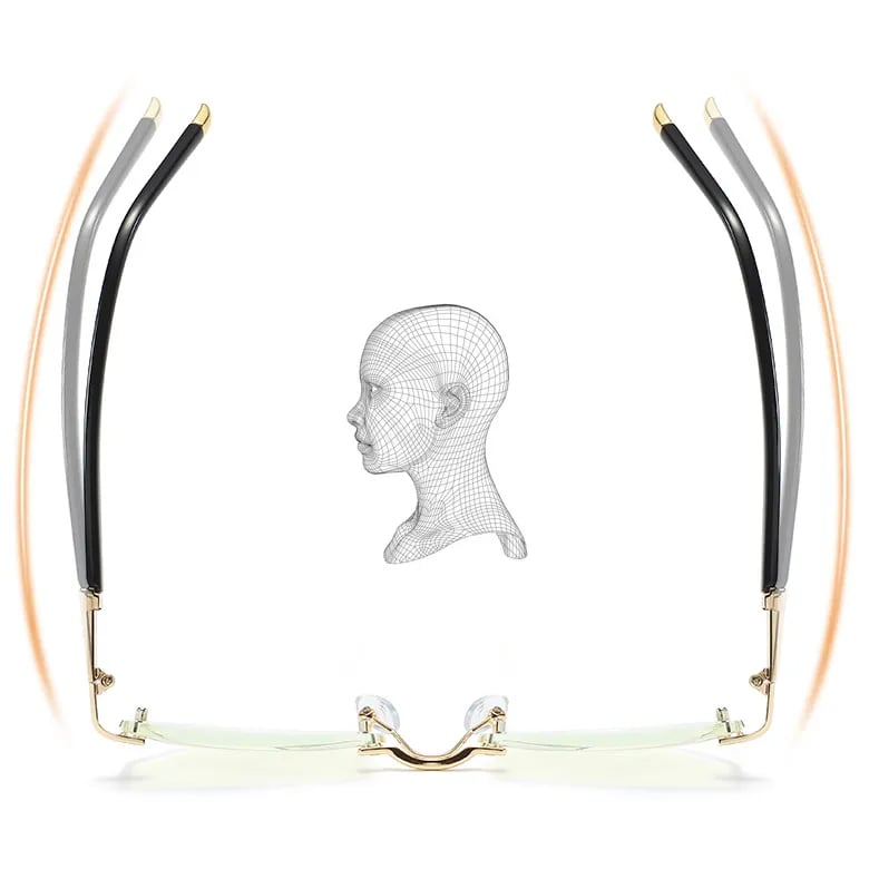 Kalsten | High Hardness Anti-Blue Progressive Distance and Near Range Dual-Use Reading Glasses